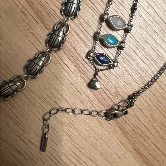 CHAN LUU Moonstone, Lapis and Turquoise Necklace - Picture 4 of 4